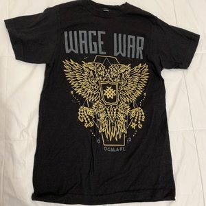 WAGE WAR band tee